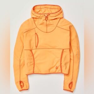 NWT Care FP Movement On The Run Lightweight Pullover Neon Clementine XS